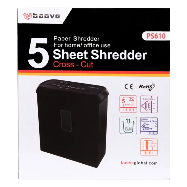 Baove Ps610 Evrak İmha Makinesi - Görsel 4