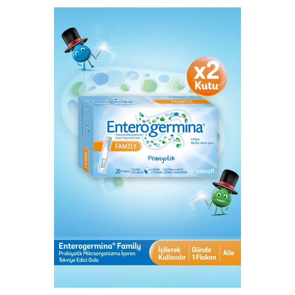 Enterogermina Family 2 X 20 Flakon - Görsel 3