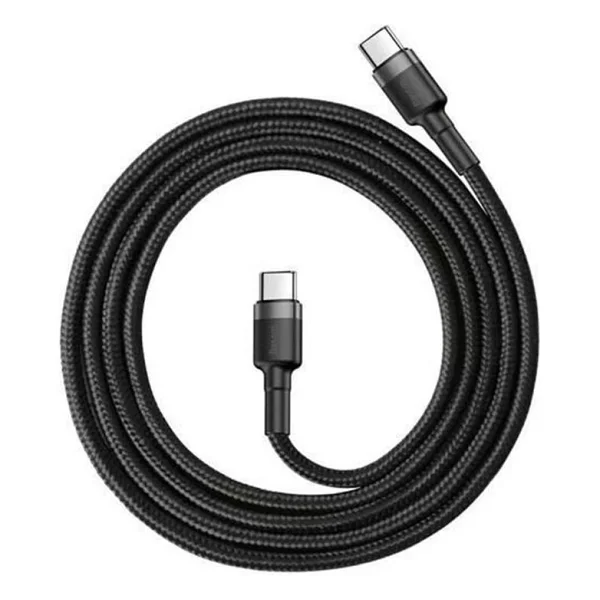 Baseus Cafule 1 M Type-C To Type-C Hızlı Şarj Kablosu - Görsel 2
