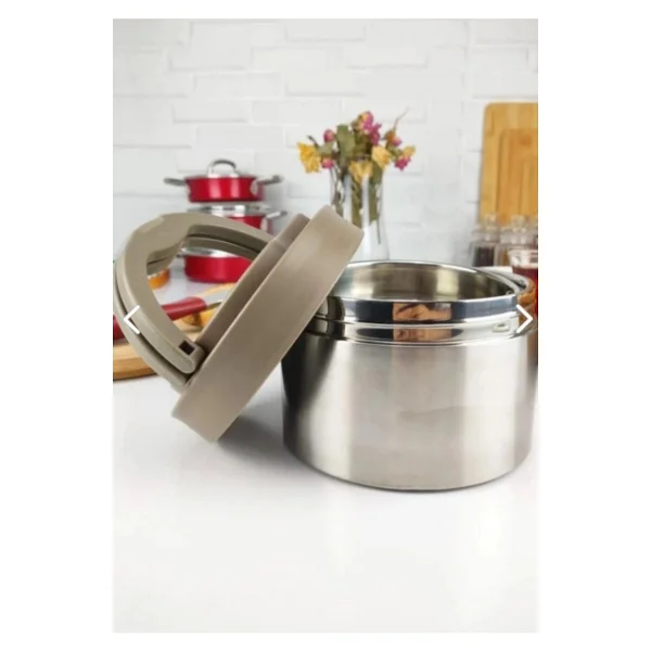 Cooker Yk-1438 1.1 Lt Çelik Yemek Termosu - Görsel 10