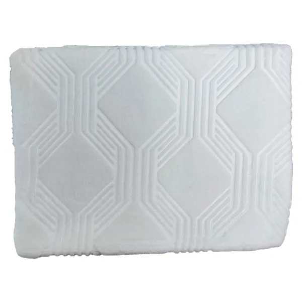 Özdilek Trendy Embos Tek Kişilik Battaniye(155x220)-Art Deco Lacivert - Görsel 2