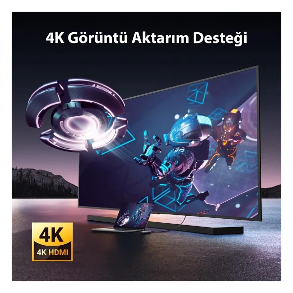 Ugreen 15598 100 W Laptop Docking Station - Görsel 4