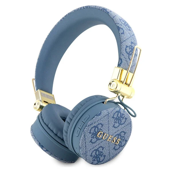 Kulak Üstü Bluetooth Kulaklık Guess Orjinal Lisanslı Pu Deri Ayarlanabilir Tasarım Kahverengi Kahverengi - Görsel 6