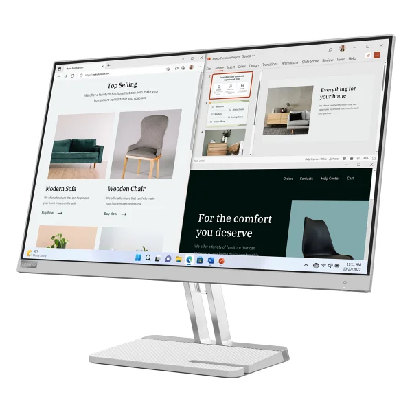 Lenovo L27E-40 67ACKAC4TK 27" 4 ms Full HD 100 Hz Monitör - Görsel 2