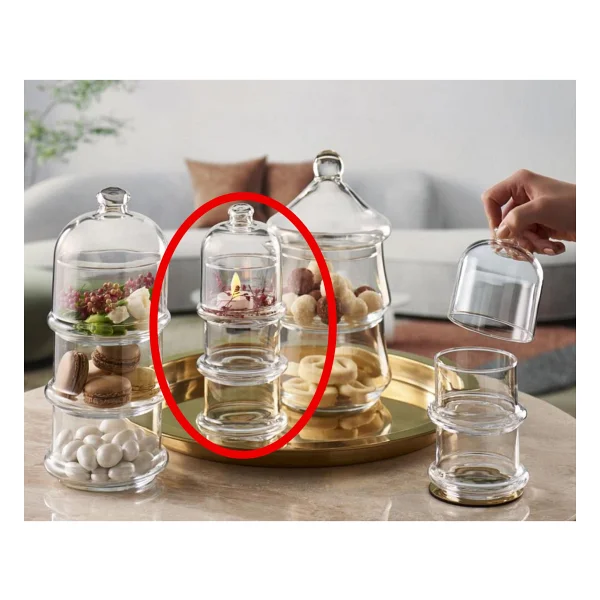 Paşabahçe Villa Patisserie 96986 3 Katlı Kurabiyelik - Görsel 5