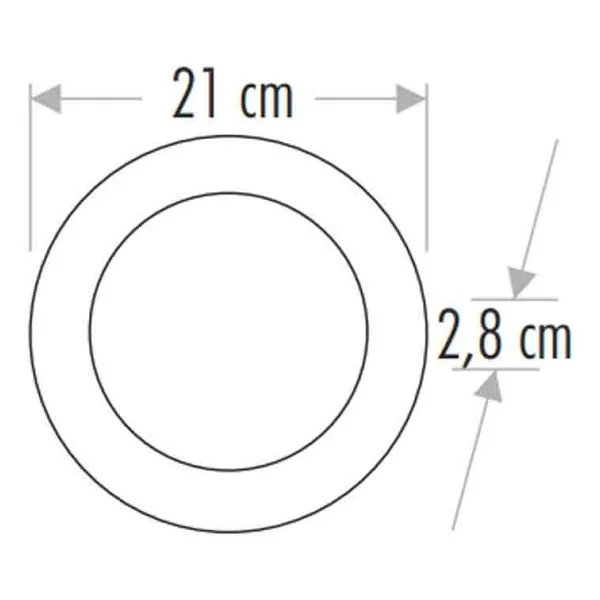 Cata Ct-5235 18 W Beyaz Işık LED Panel Armatür - Görsel 3