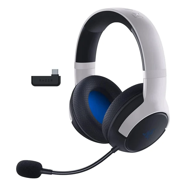 Razer Legendary Bundle RZ82-03980100-B3M1 Kaira Kablosuz Kulaklık ve PS5 Dualsense Şarj İstasyonu - Görsel 4