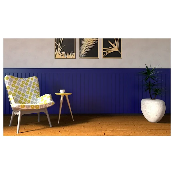 Yoko Home Dekoratif Duvar Paneli ( 54 X 100 Cm ) Boyanabilir Ahşap 10 Mm Ham Mdf Duvar Paneli - Görsel 5