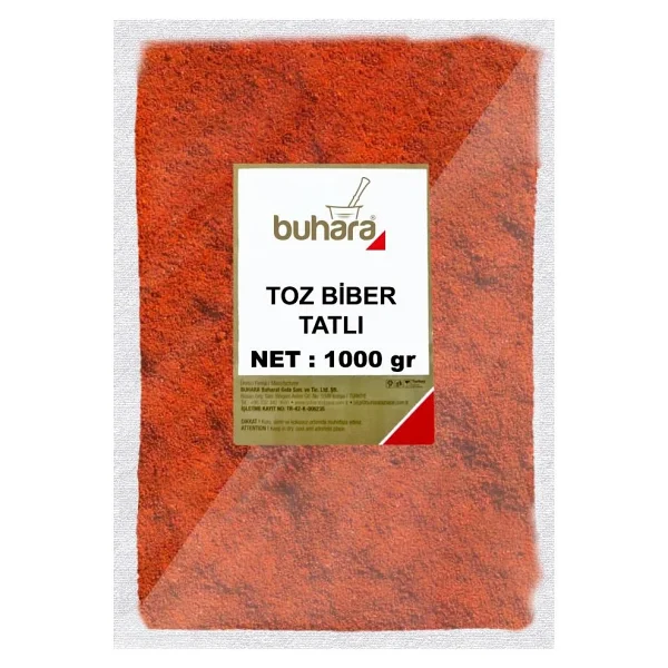 Buhara Baharat Toz Tatlı Biber 1 Kg - Görsel 2