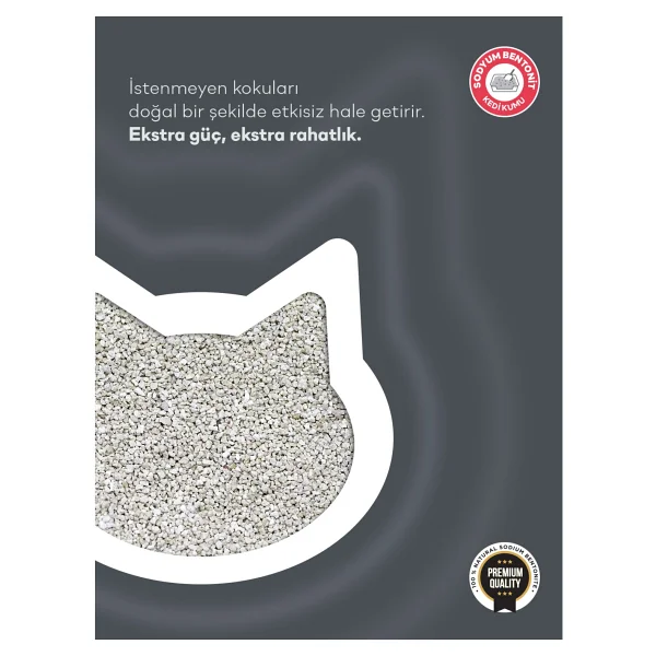Toi Moi Aktif Karbonlu 10 kg Bentonit Kedi Kumu - Görsel 10