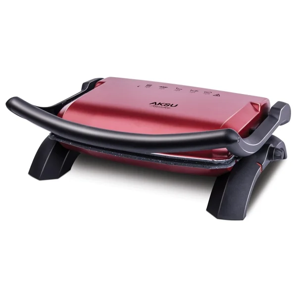 Aksu T28-E Tostadoy Granit Kırmızı 1800 W Tost Makinesi - Görsel 6