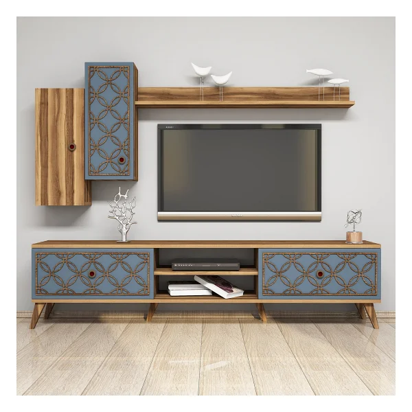 Variant Class TV Ünitesi Ceviz-Krem - Görsel 6