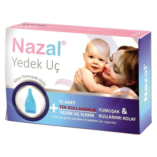 Nazal Burun Aspiratör 12'li Yedek Uç (Otri Bebe Uyumlu) Nzlbayu - Görsel 3