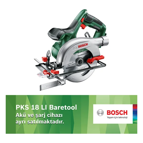 Bosch Pks 18 Li Aküsüz Daire Testere - Görsel 4