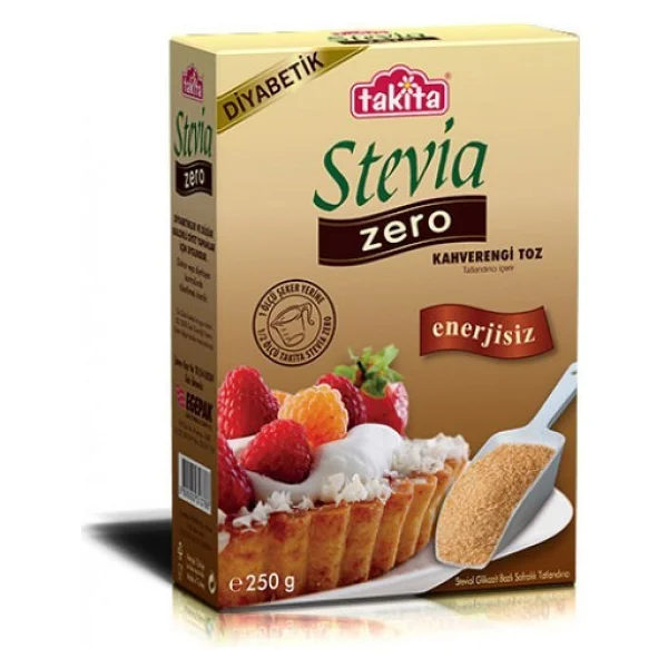 Takita Stevia Zero Kahverengi 250 Gr Tatlandırıcı - Görsel 2