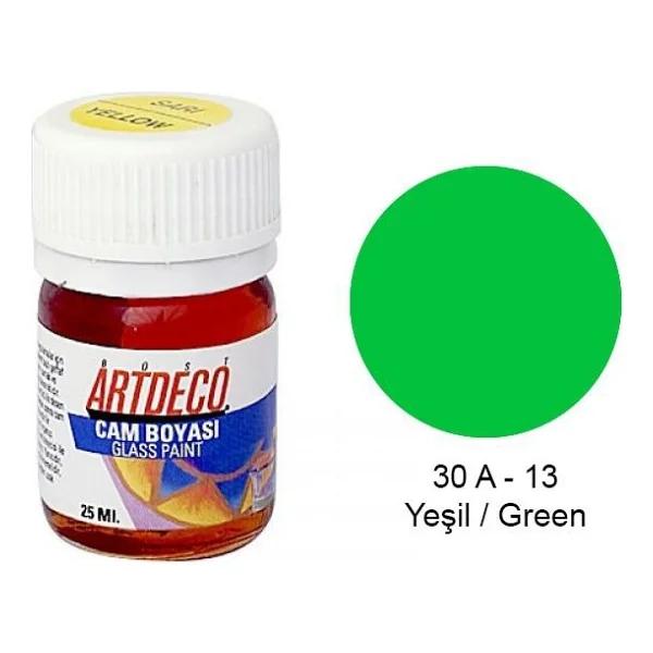 Artdeco Cam Boyası 25ml - Koyu Yeşil - Görsel 4