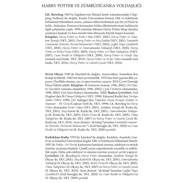 Yapı Kredi Yayınları Harry Potter Ve Zümrüdüanka Yoldaşlığı - J. K. Rowling - Görsel 2