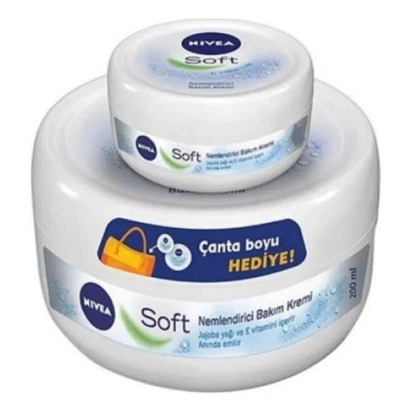 Nivea Soft 200 ml + 50 ml Nemlendirici Krem - Görsel 2