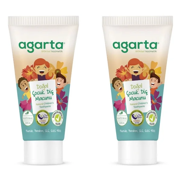 Agarta 75 Ml X 2 Adet Doğal Çocuk Diş Macunu - Görsel 6