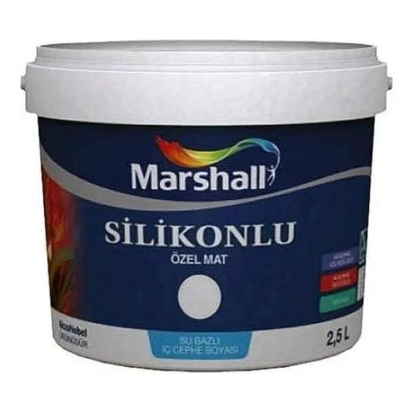 Marshall Silikonlu Özel Mat 2.5 Lt İç Cephe Boyası - Şampanya - Görsel 4