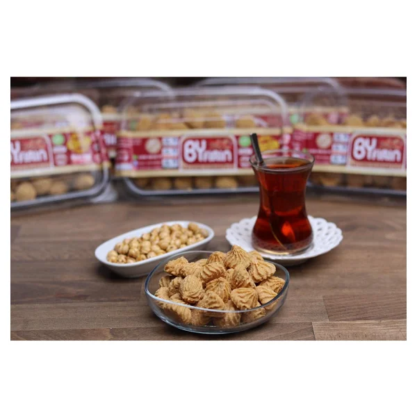 By Fırın Talkan Glutensiz Leblebi Tozu Kurabiyesi - 200 Gr - 4 Paket - 800 Gr - Görsel 3