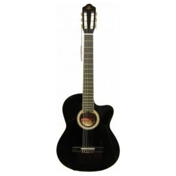 Barcelona Lc 3900 Cbk Cutaway Siyah Klasik Gitar - Görsel 5