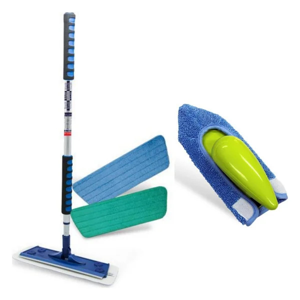 Silva Network Silva 2li Teleskopik Mikrofiber Mop Set Ve Silva Mikrofiber El Mop - Görsel 2