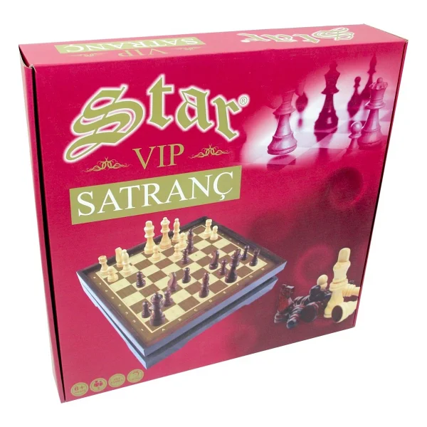 Star 1050446 Vip Sedef Büyük Boy Satranç Takımı - Görsel 6