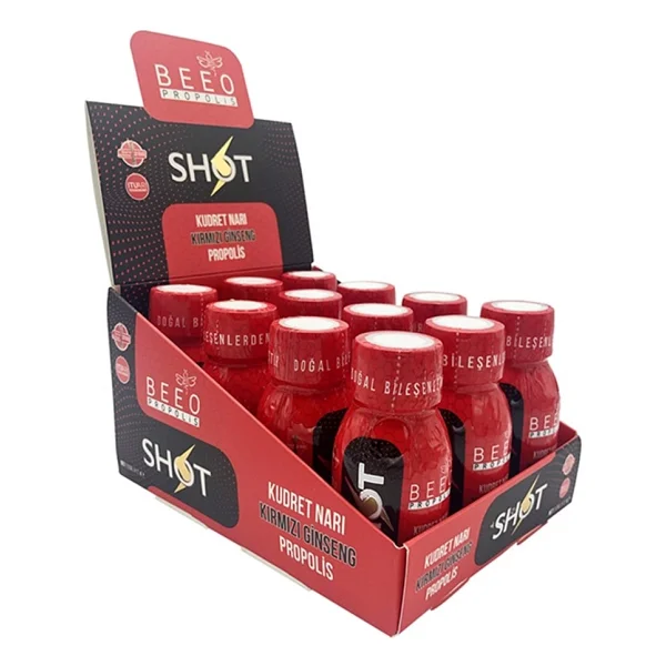 Bee'o Kudret Narı Ginseng Shot Propolis 50 Ml 12'li - Görsel 8