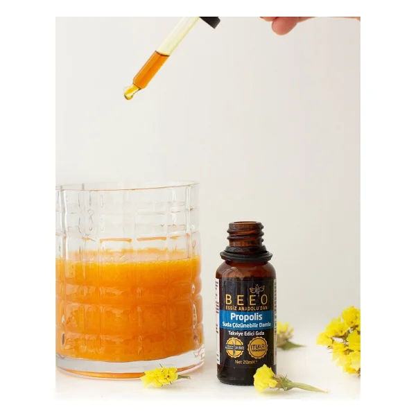 Bee'o Suda Çözünebilir Propolis Damla 20 Ml - 20 Gr - Görsel 3