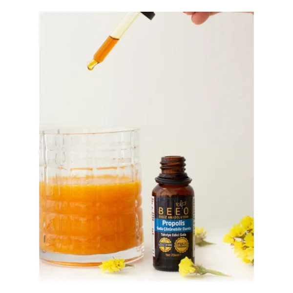 Bee'o Suda Çözünür Propolis Damla 20 Ml 3'lü - Görsel 4
