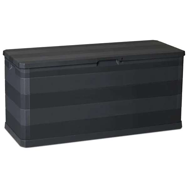 Toomax Multibox Elegance 280l Bahçe Depolama Sandığı, Plastik Sandık Siyah - Görsel 5