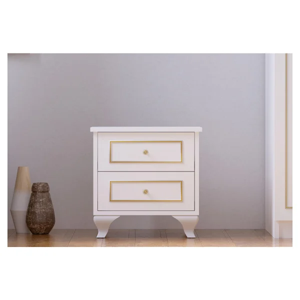 Rabi Mobilya Gold Country Komodin - Görsel 2