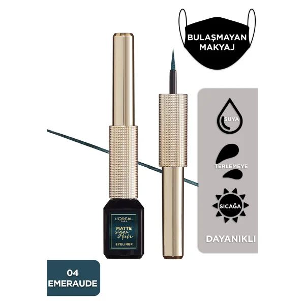 L'oreal Paris Matte Signature Eyeliner - Görsel 8