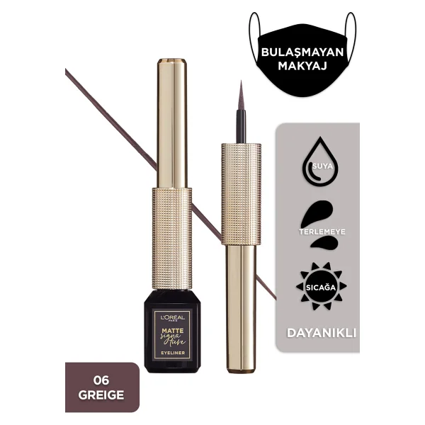 L'oreal Paris Matte Signature Eyeliner - Görsel 7