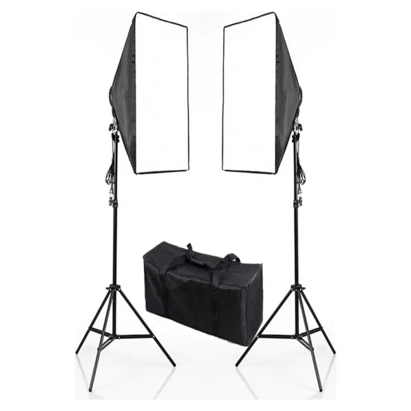 Soligor Video ve Fotoğraf 2li Softbox Seti Sürekli Işık - Görsel 2
