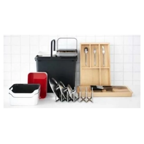 Ikea Variera Paslanmaz Çelik Tabak Ve Tencere Kapağı Düzenleyici 8.5-50 Cm Ebat Aralığı - Görsel 4