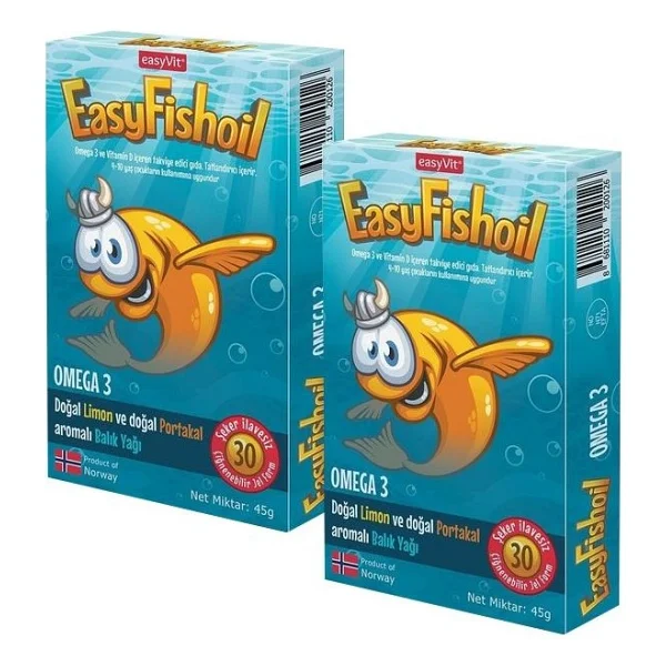 Easyvit Easyfishoil Omega 3 30 Tablet 2'li - Görsel 5