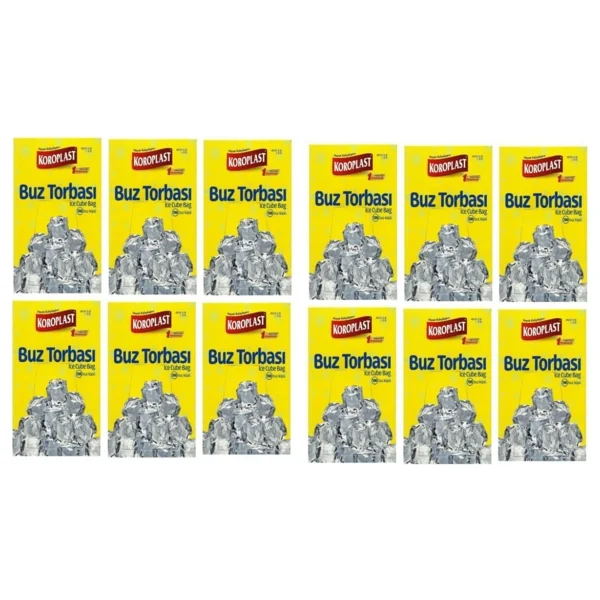 Koroplast Buz Torbası 196 Küp X 12'li - Görsel 2