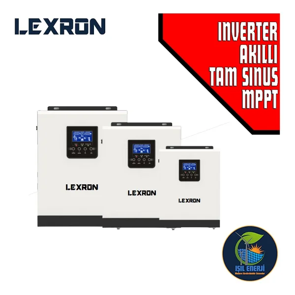 Lexron Akıllı Tam Sınus Mppt İnverter - 3000 Watt 24 Volt - 3000w 24v - Görsel 3