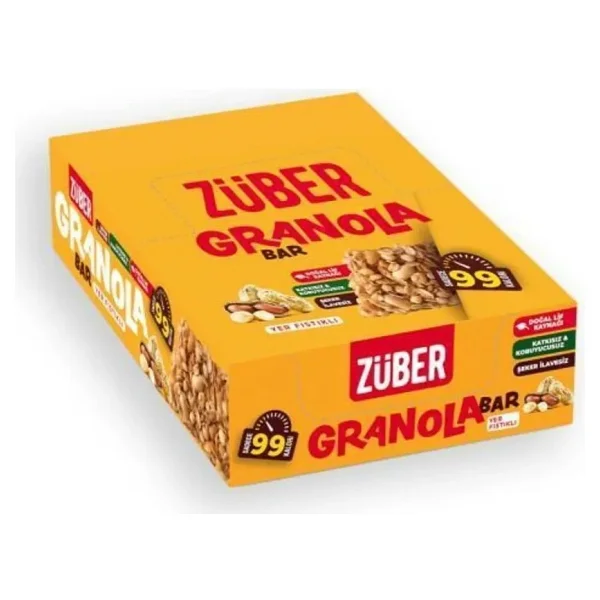 Züber Granola Bar 15x25 Gr - Görsel 4