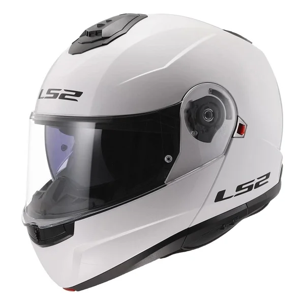 Ls2 Strobe 2 Beyaz Çene Açılır Motor Kaskı - Görsel 4