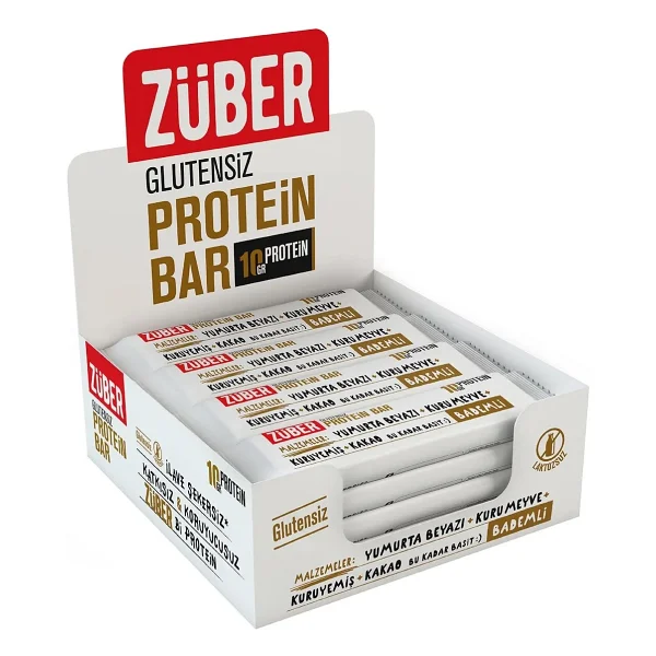 Züber Bademli Protein Bar 40gr X 12 Adet - 35 gr - Görsel 10