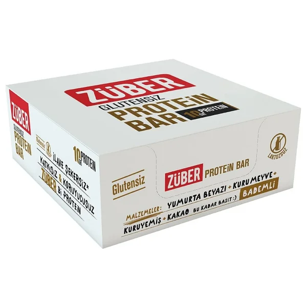 Züber Bademli Protein Bar 40gr X 12 Adet - 35 gr - Görsel 2