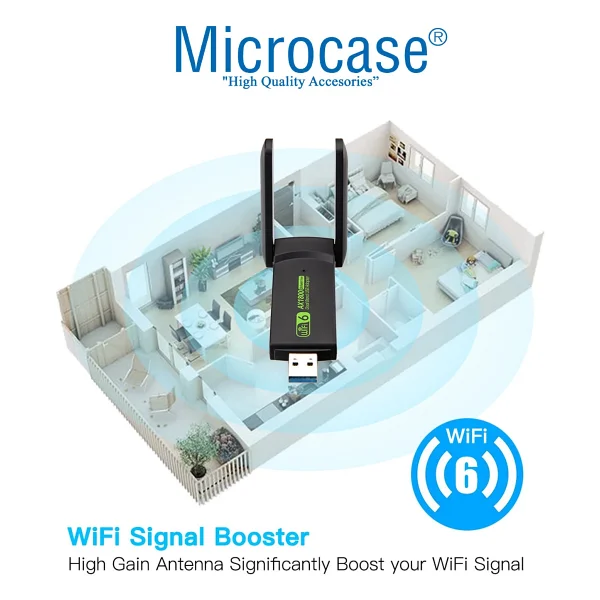 Microcase Al4124 1800 Mbps Kablosuz Ağ Adaptörü - Görsel 3