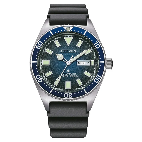 Citizen Promaster Marine Ny0129-07le Kauçuk Kordon Mavi Erkek Kol Saati - Görsel 2