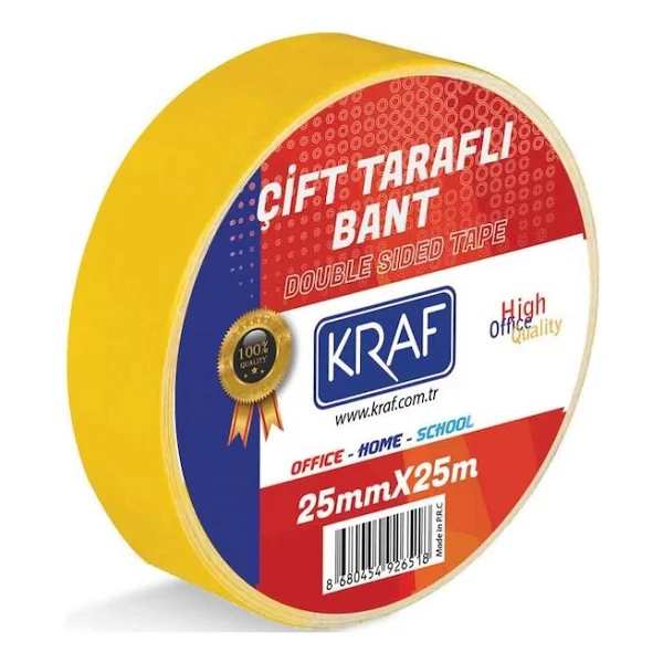Kraf 2525g Çift Taraflı Bant 25 Mm X 25 Mt - Görsel 2