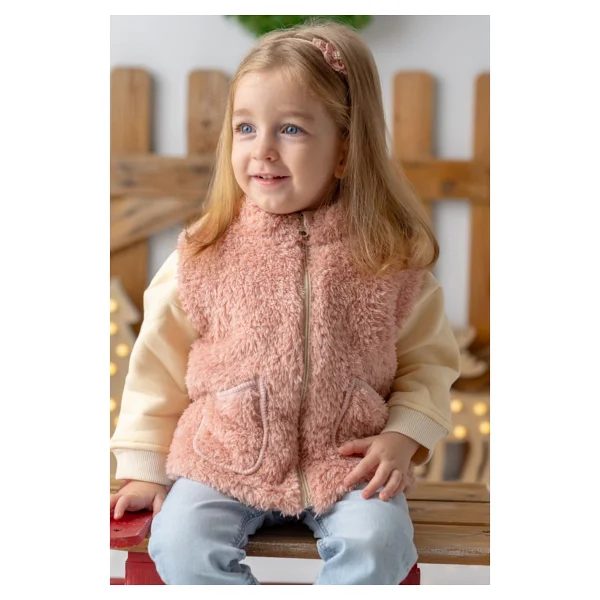 Mama Yoyo Welsoft Çocuk Yelek - Pembe - 2 - 3 Yaş - Açık Pembe - Görsel 2