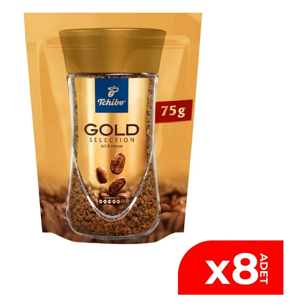 Tchibo Gold Selection Granül Kahve 75 Gr 8'li - Görsel 2