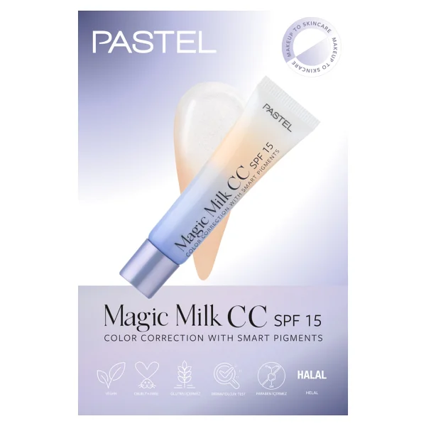 Pastel Magic Milk Spf 15 50 Light Medium 30 Ml Cc Krem - Görsel 4